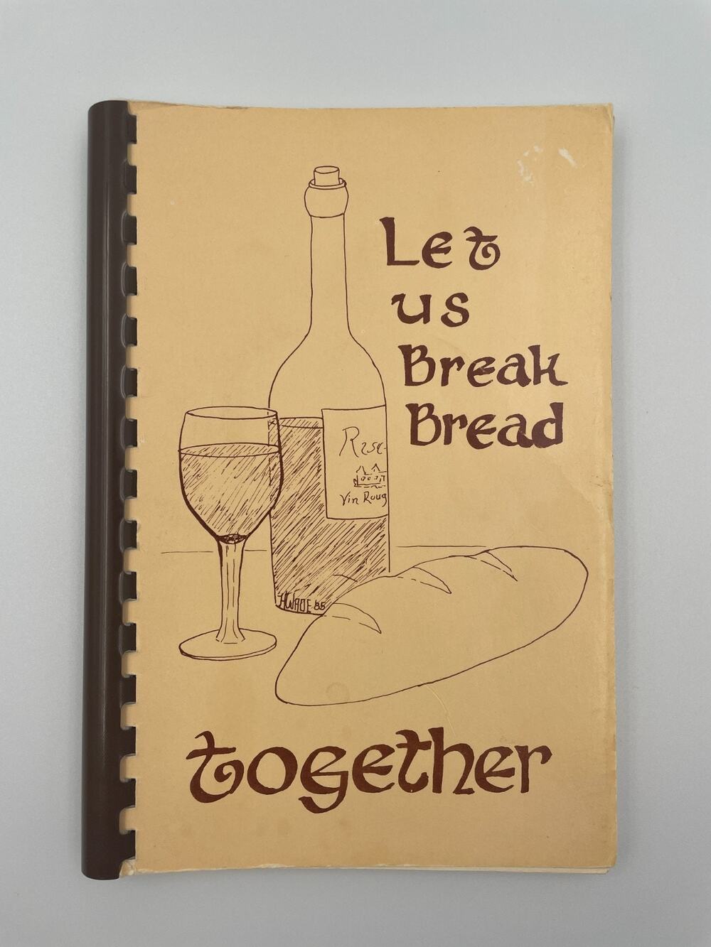 1984 Church Cookbook Recipes Spring Texas Holy Comforter Episcopal Spiralbound